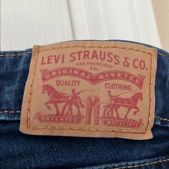 Levi's 711 Blue Skinny Jeans size 28 - Picture 4 of 5